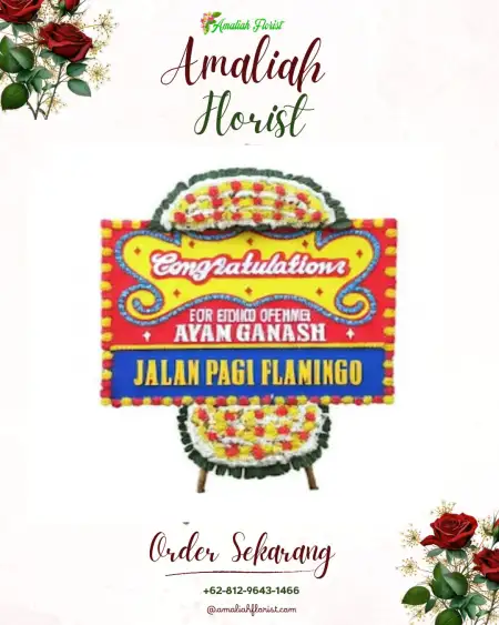 Sewa Papan Bunga Mam